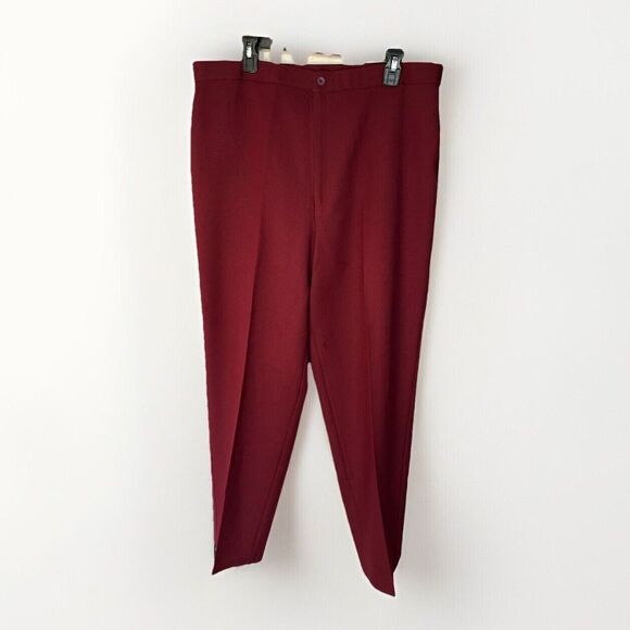 Vintage Levi's Bend Over Pants Size 38 70s Maroon DEADSTOCK‎ Made In USA - Picture 1 of 11